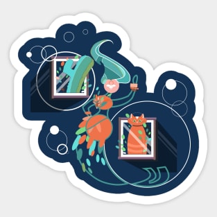 Magic mermaid Sticker